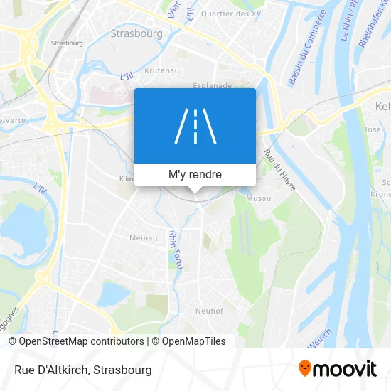 Rue D'Altkirch plan