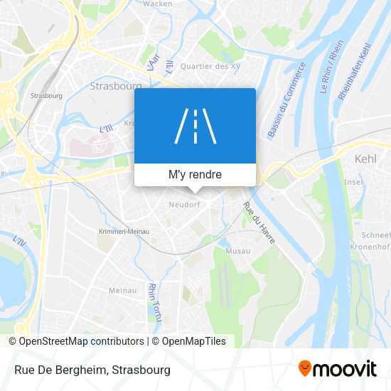 Rue De Bergheim plan