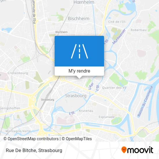 Rue De Bitche plan