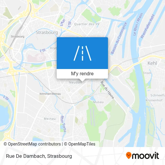 Rue De Dambach plan