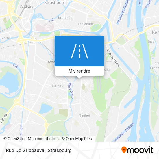 Rue De Gribeauval plan