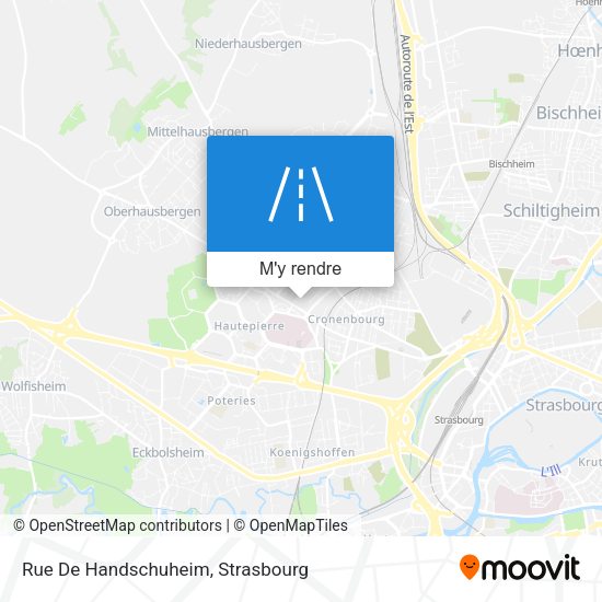 Rue De Handschuheim plan