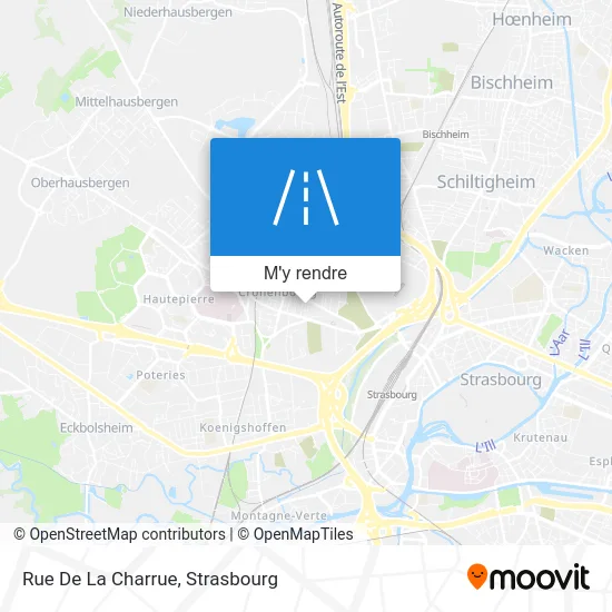 Rue De La Charrue plan