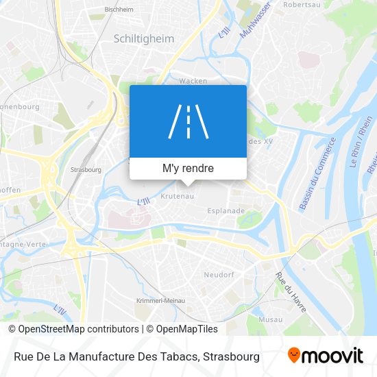 Rue De La Manufacture Des Tabacs plan
