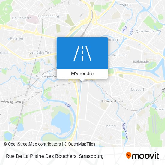 Rue De La Plaine Des Bouchers plan