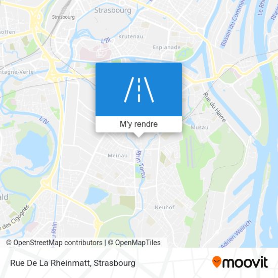 Rue De La Rheinmatt plan