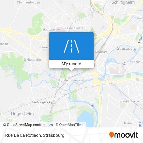 Rue De La Rotlach plan