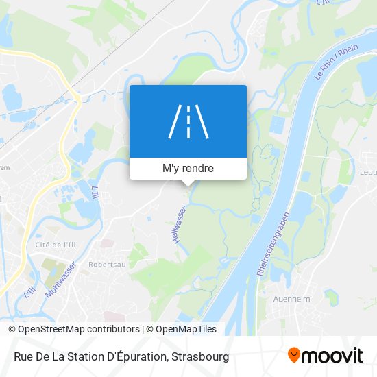 Rue De La Station D'Épuration plan