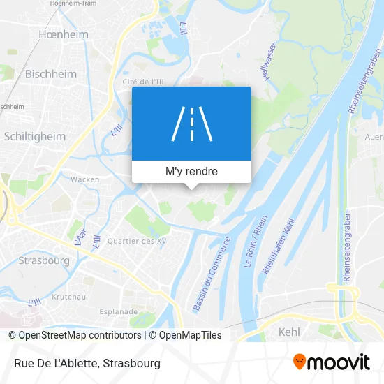 Rue De L'Ablette plan