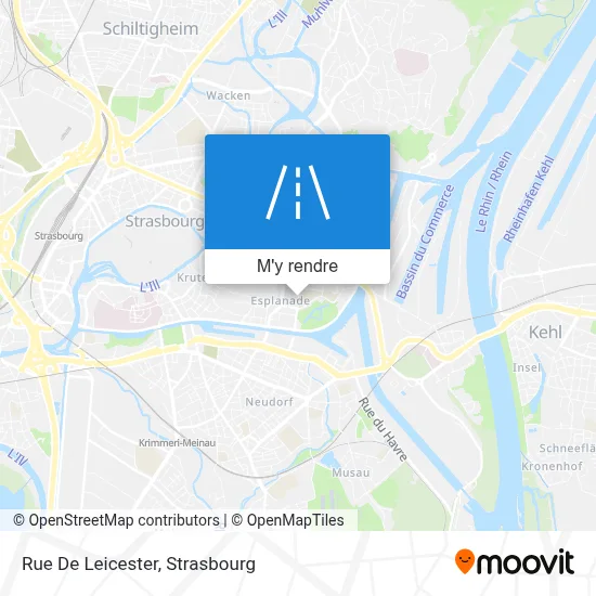 Rue De Leicester plan