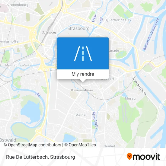 Rue De Lutterbach plan