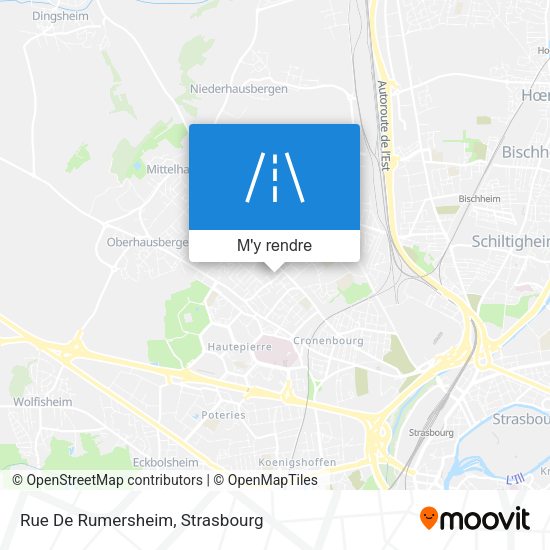 Rue De Rumersheim plan