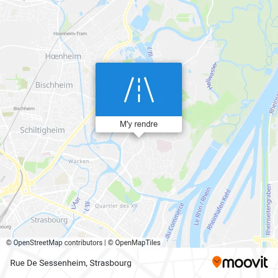 Rue De Sessenheim plan