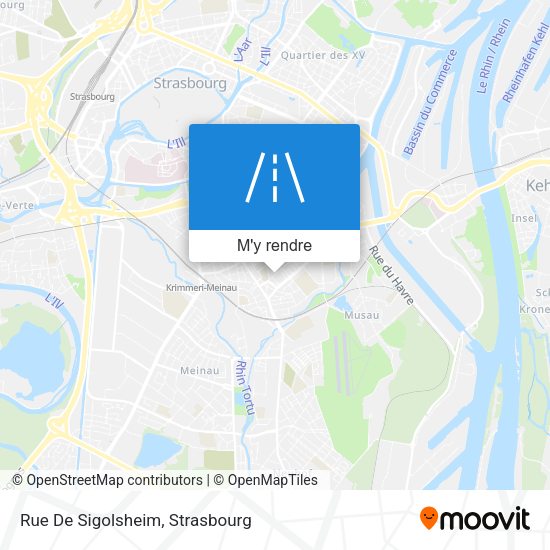 Rue De Sigolsheim plan