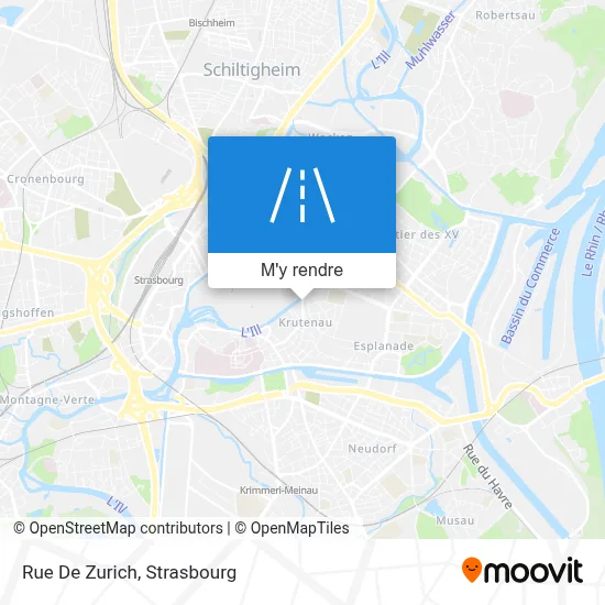 Rue De Zurich plan