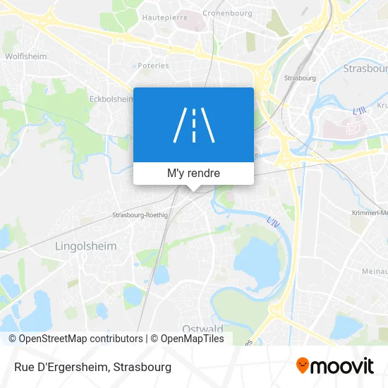 Rue D'Ergersheim plan