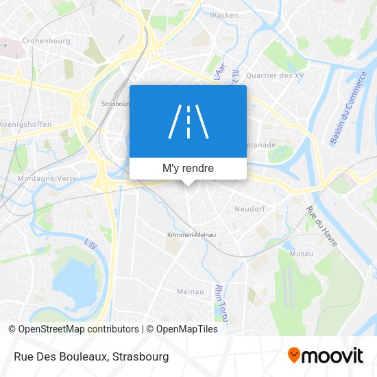Rue Des Bouleaux plan