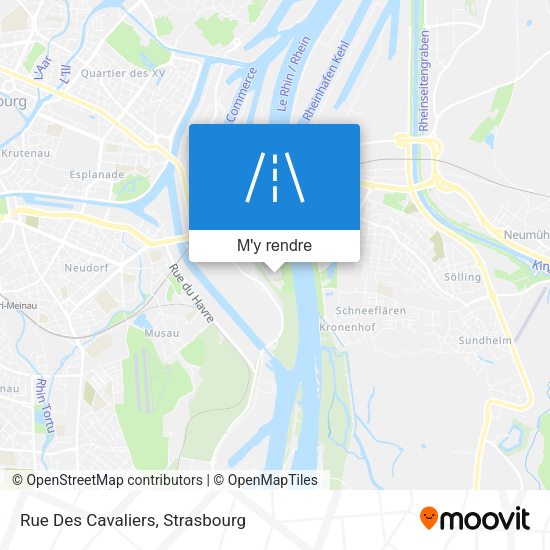 Rue Des Cavaliers plan