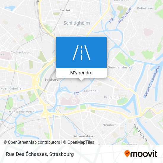 Rue Des Échasses plan