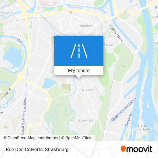 Rue Des Colverts plan