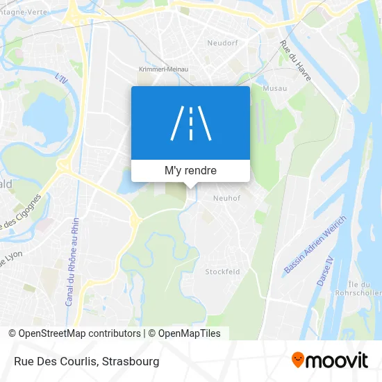 Rue Des Courlis plan