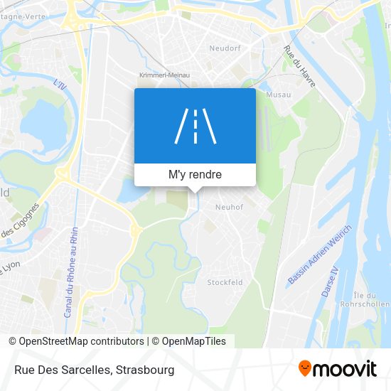 Rue Des Sarcelles plan