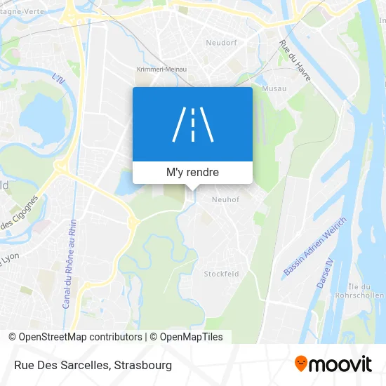 Rue Des Sarcelles plan