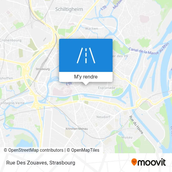 Rue Des Zouaves plan