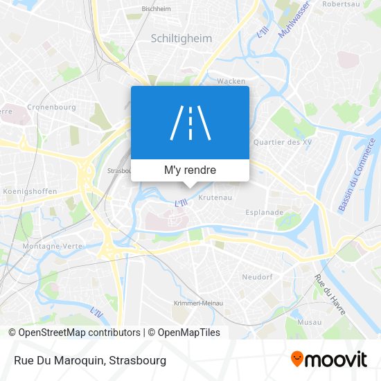 Rue Du Maroquin plan