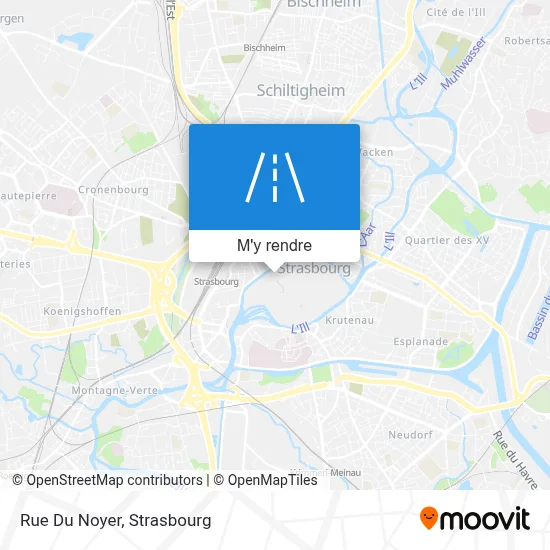 Rue Du Noyer plan