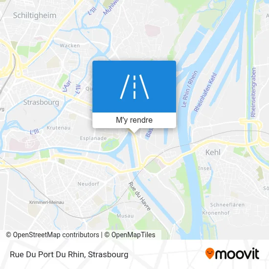 Rue Du Port Du Rhin plan