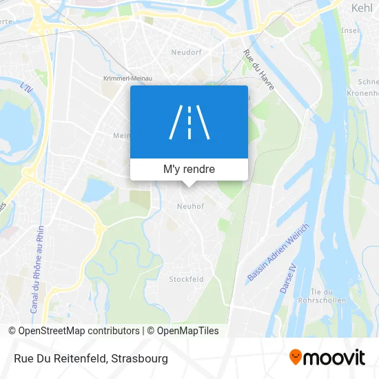 Rue Du Reitenfeld plan