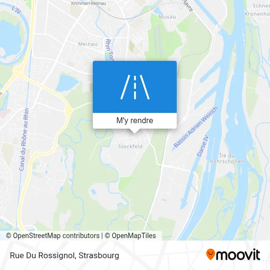 Rue Du Rossignol plan