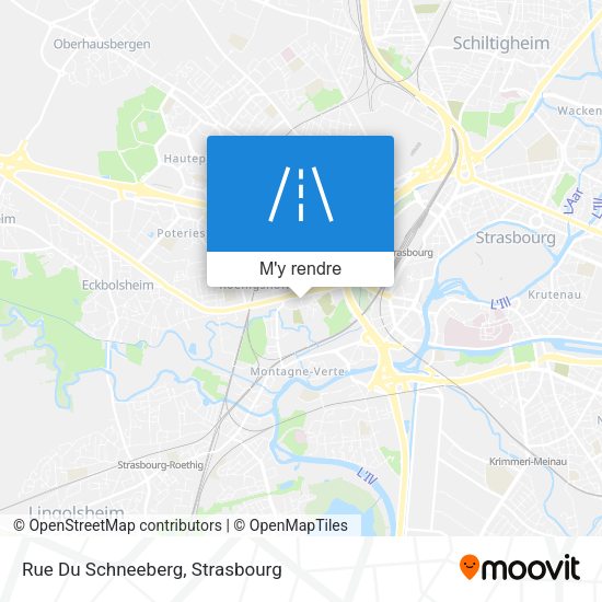 Rue Du Schneeberg plan