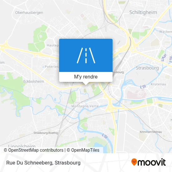 Rue Du Schneeberg plan