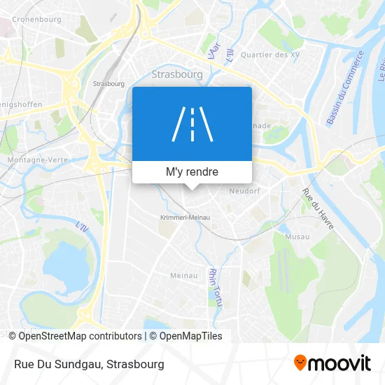 Rue Du Sundgau plan