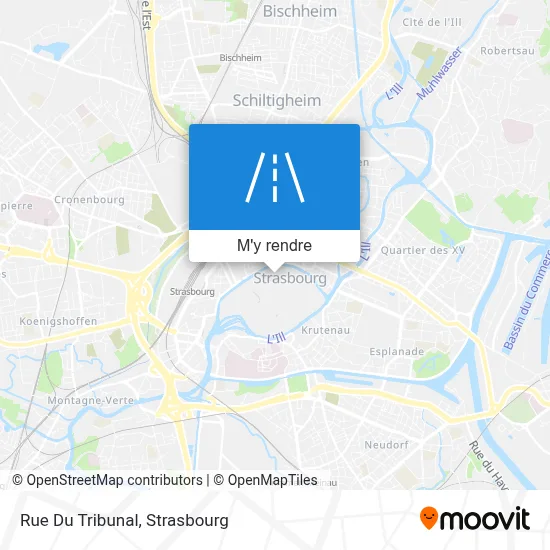 Rue Du Tribunal plan