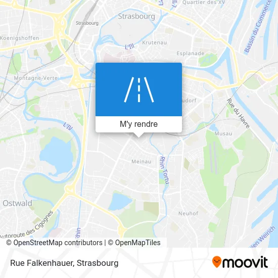 Rue Falkenhauer plan