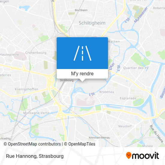 Rue Hannong plan