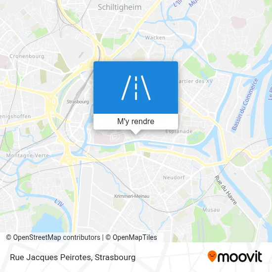 Rue Jacques Peirotes plan