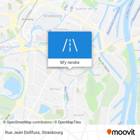 Rue Jean Dollfuss plan