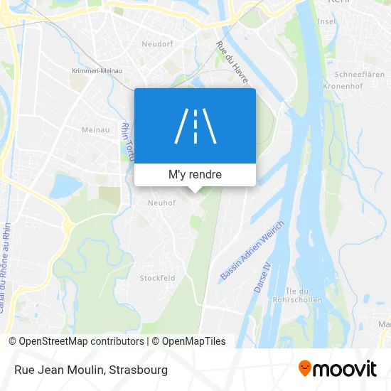 Rue Jean Moulin plan