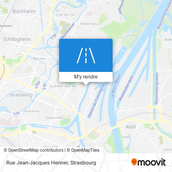 Rue Jean-Jacques Henner plan