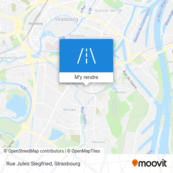 Rue Jules Siegfried plan