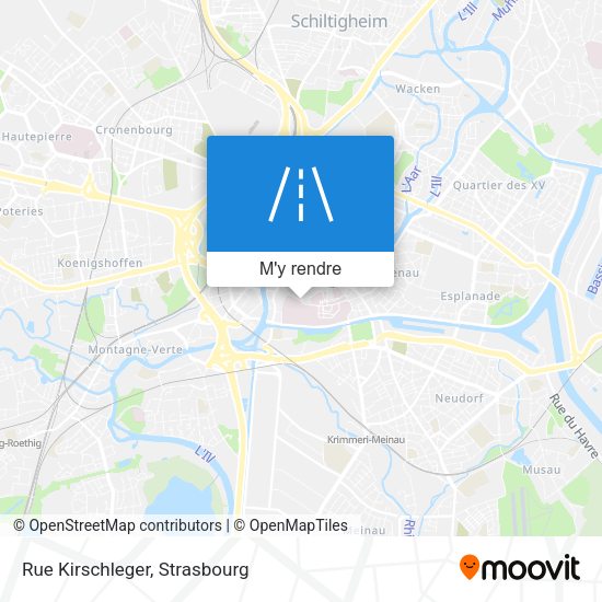 Rue Kirschleger plan