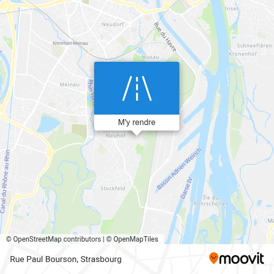 Rue Paul Bourson plan