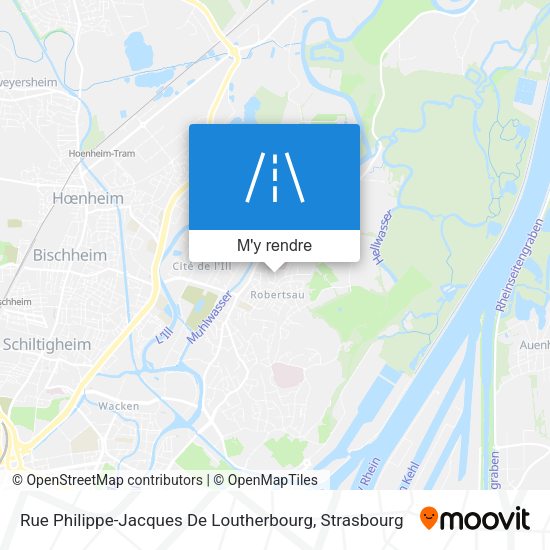 Rue Philippe-Jacques De Loutherbourg plan