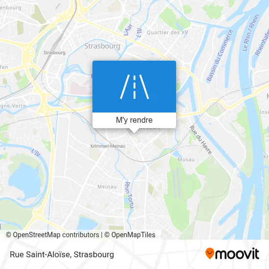 Rue Saint-Aloïse plan