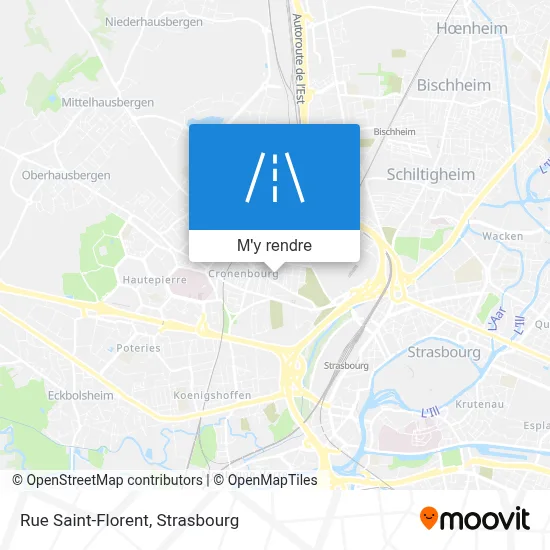 Rue Saint-Florent plan