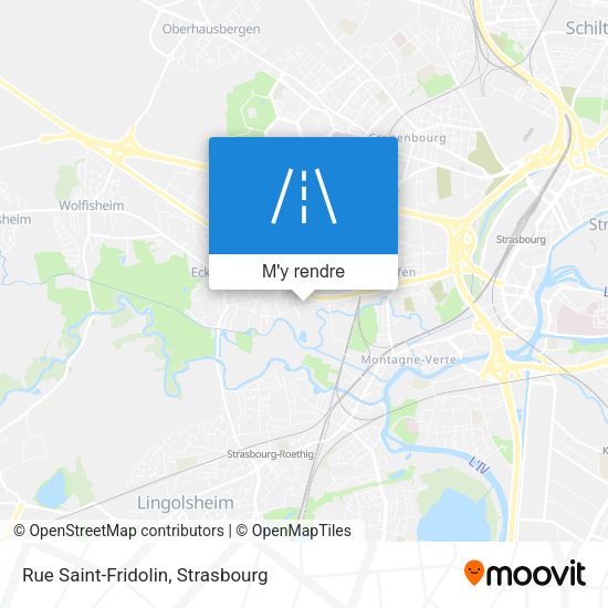 Rue Saint-Fridolin plan